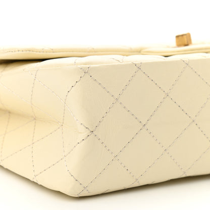 Chanel Aged Calfskin Quilted 2.55 Reissue 226 Flap Ivory 7 of 10