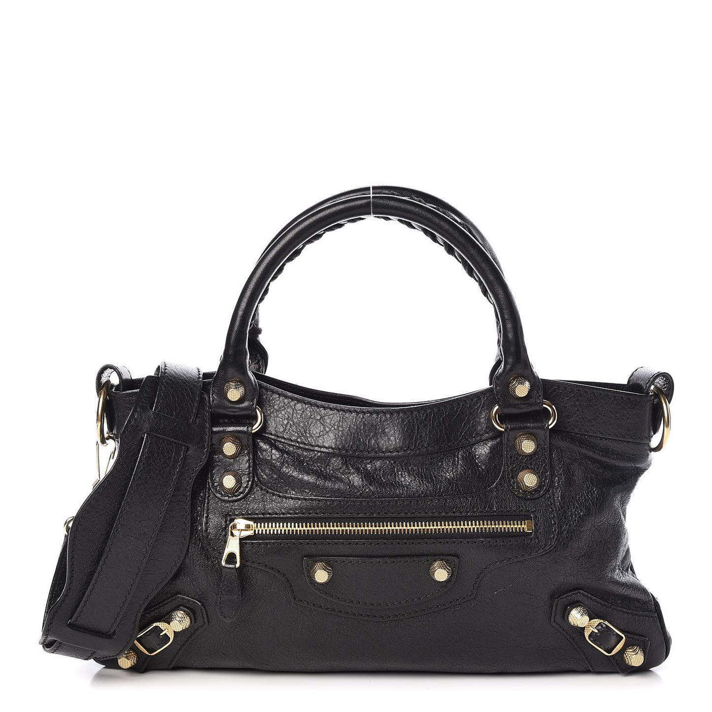 Agneau Giant 12 Gold Hardware First Black