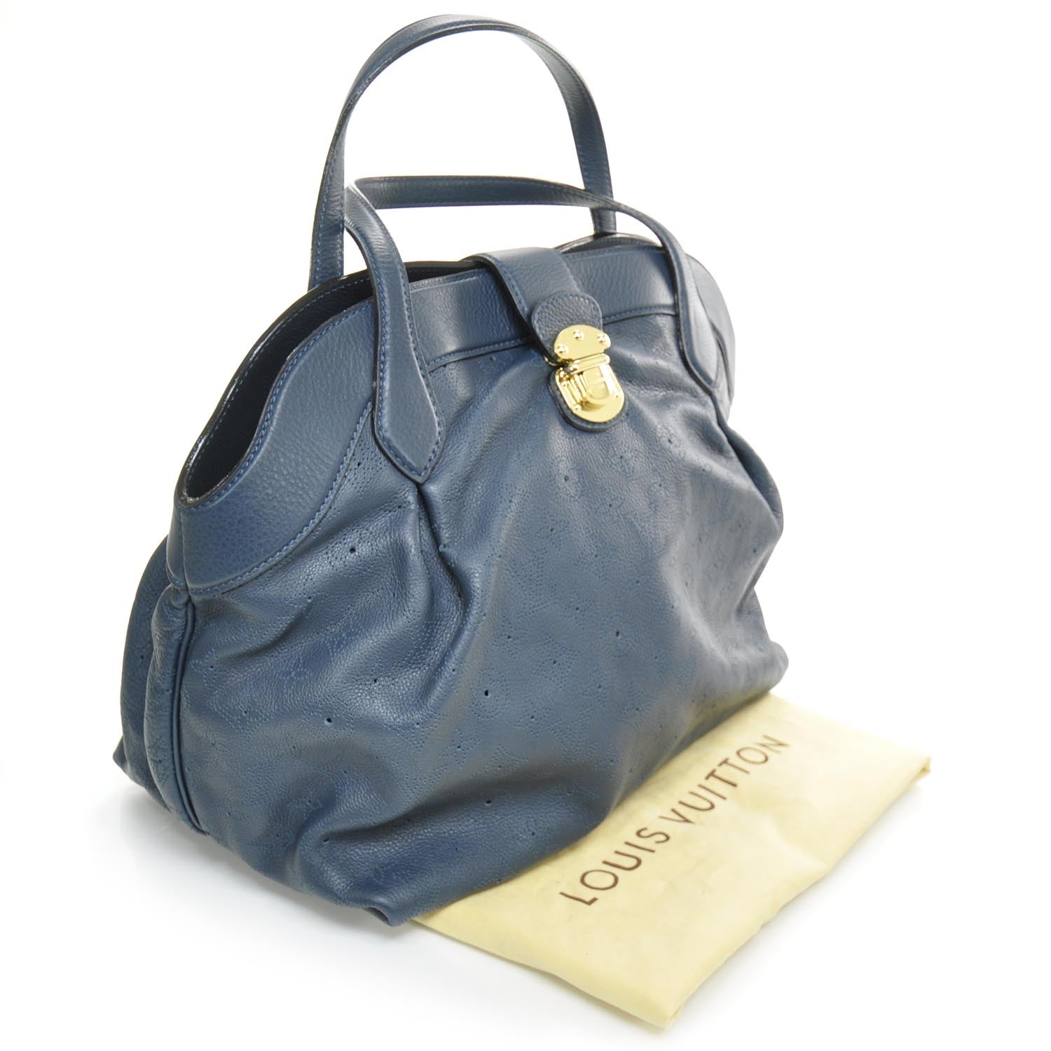 Louis Vuitton Mahina Cirrus MM Marine 3 of 9