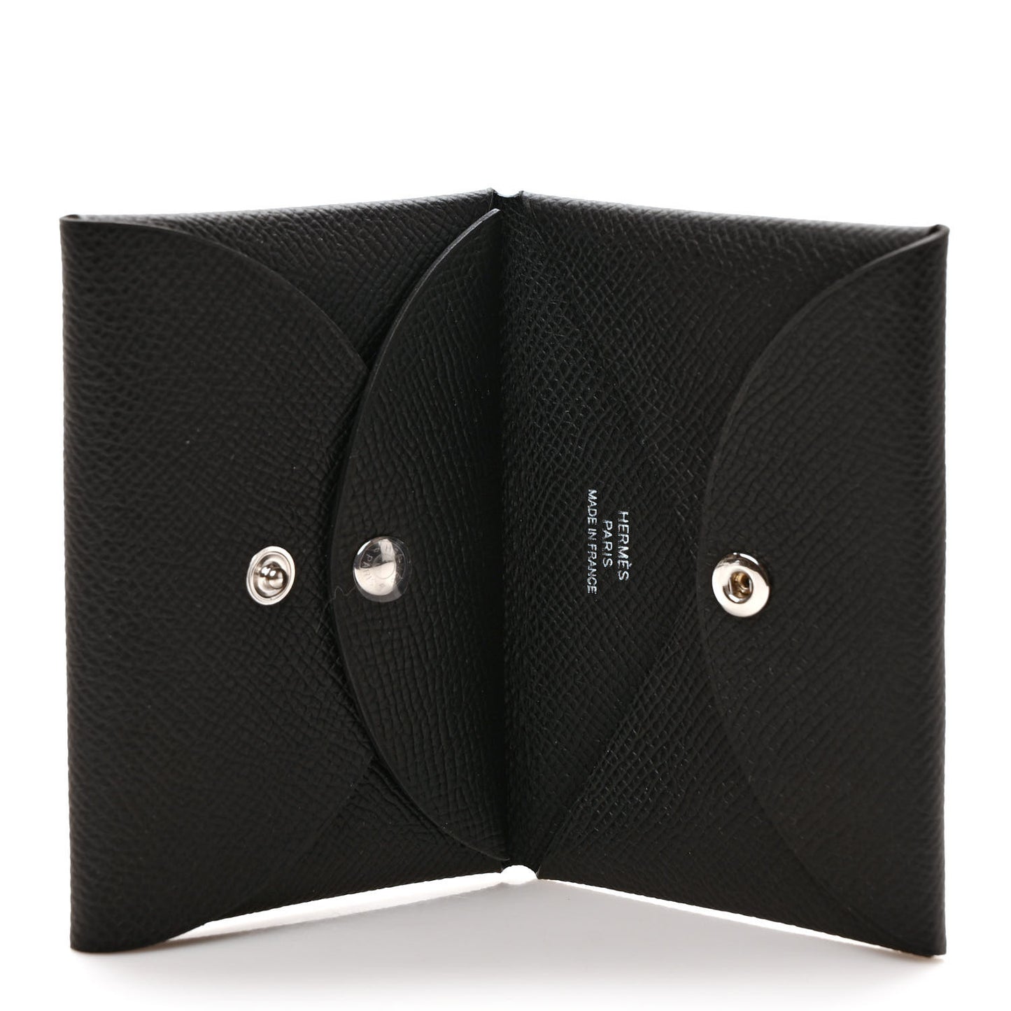 Epsom Calvi Duo Card Case Black