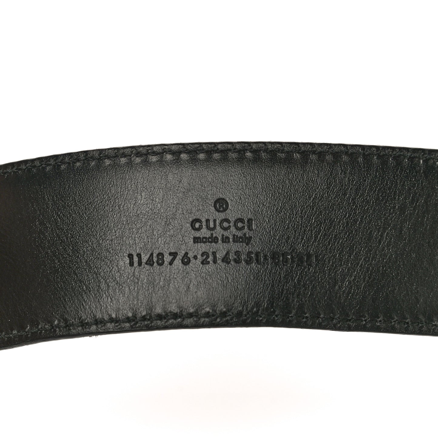 Calfskin Interlocking G 40mm Belt 85 34 Black