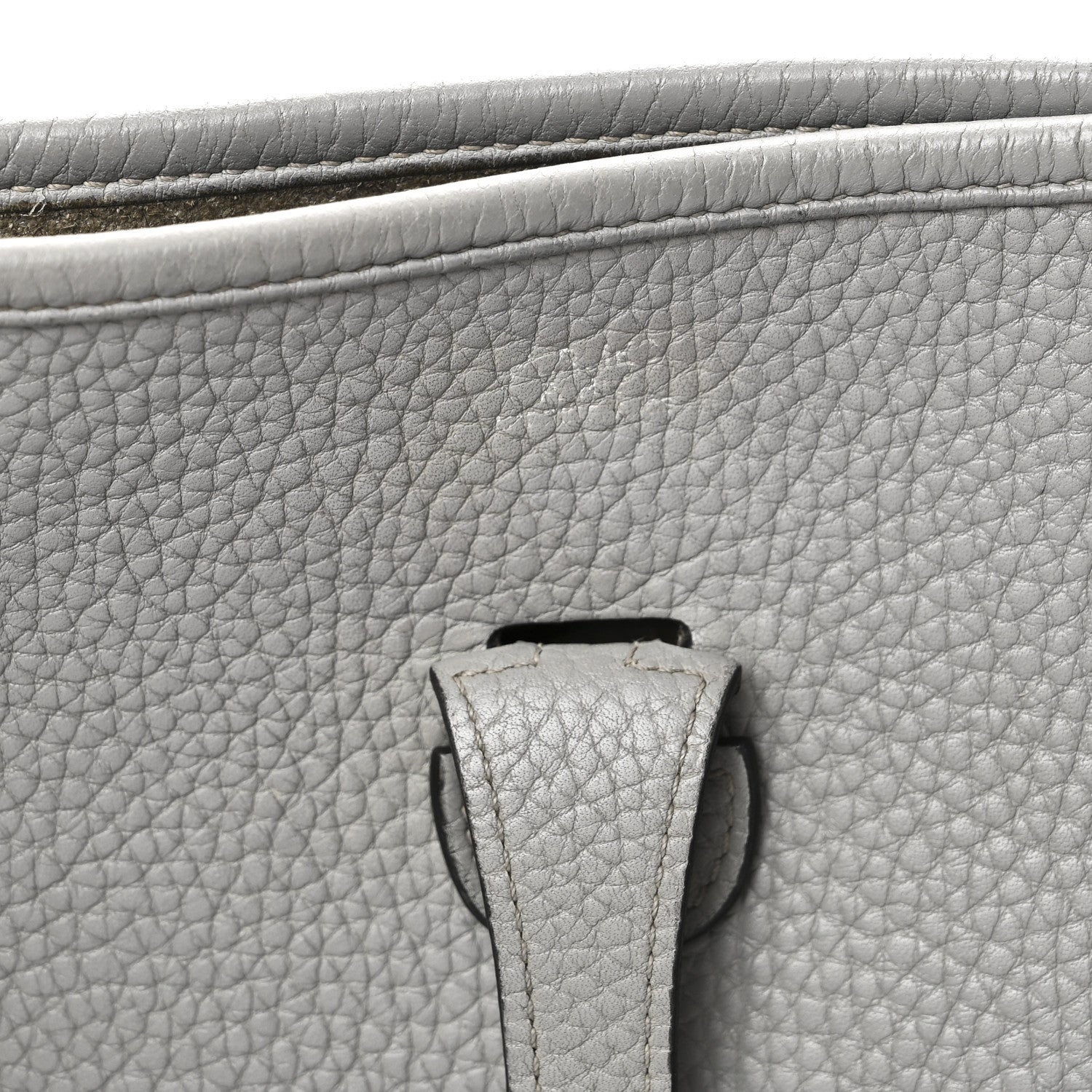 Hermes Taurillon Clemence Evelyne III PM Gris Mouette 6 of 11