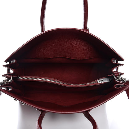 Saint Laurent Grained Calfskin Small Supple Sac De Jour Dark Pallisandre 6 of 11