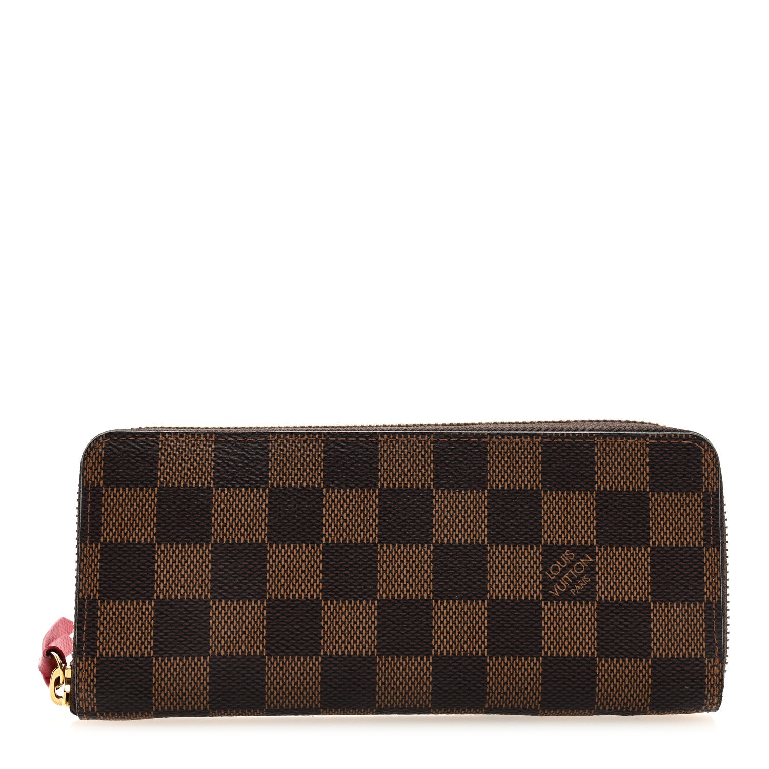 Louis Vuitton Damier Ebene Clemence Wallet Cherry 1 of 6