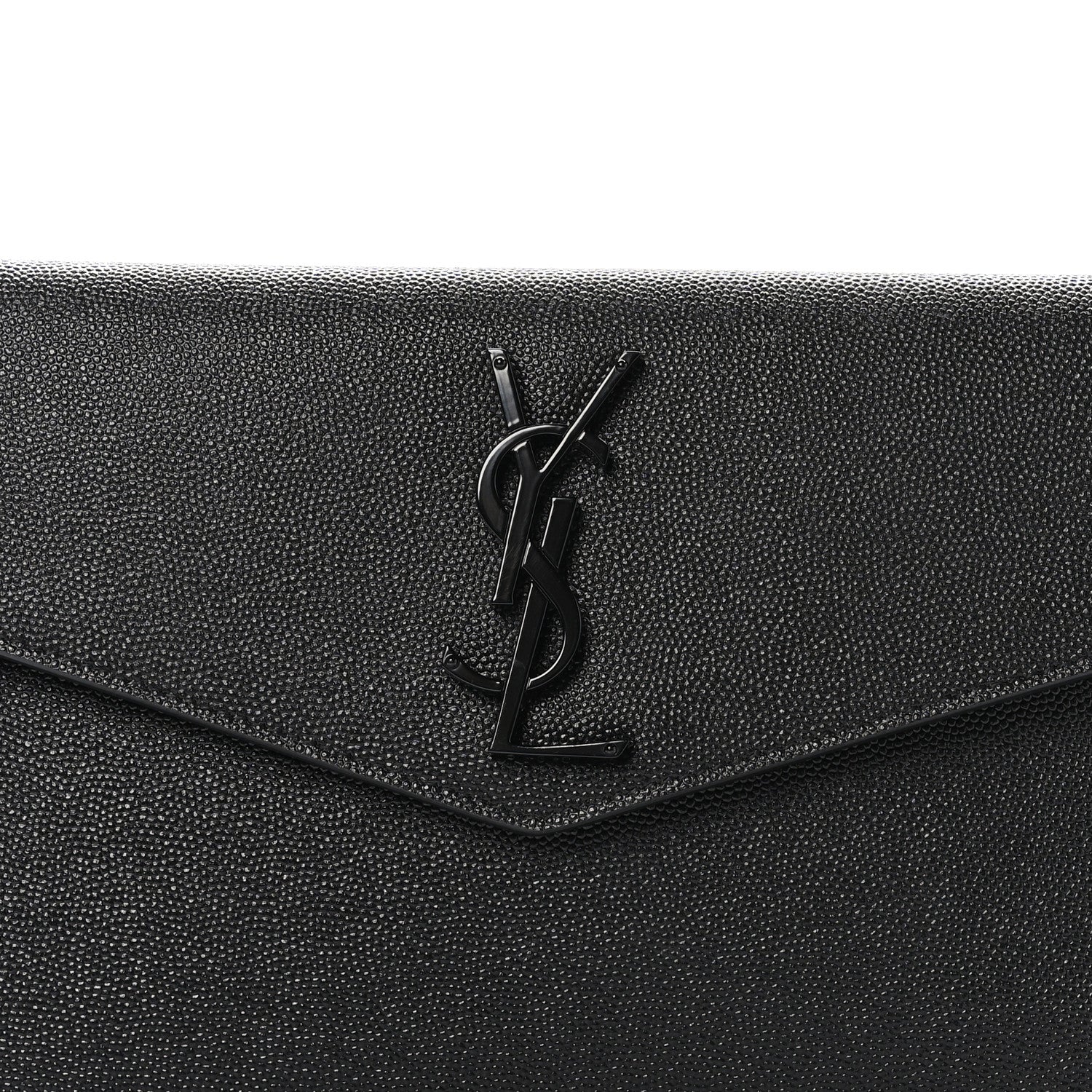 Saint Laurent Grain De Poudre Uptown Pouch Black 8 of 8
