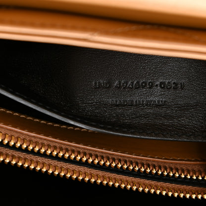 Saint Laurent Calfskin Y Quilted Monogram Small Loulou Chain Satchel Dark Natural 8 of 12