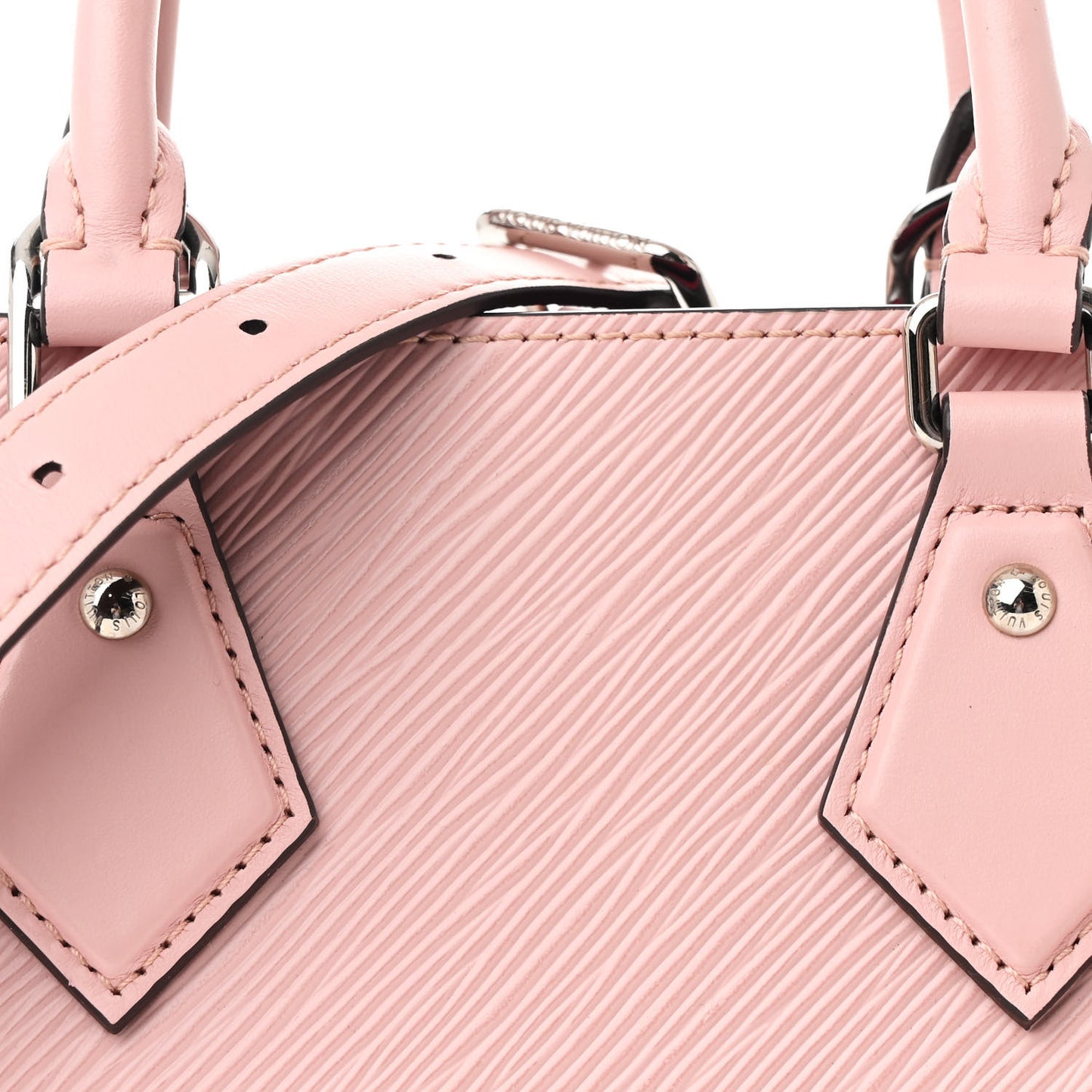 Epi Sac Plat BB Rose Ballerine