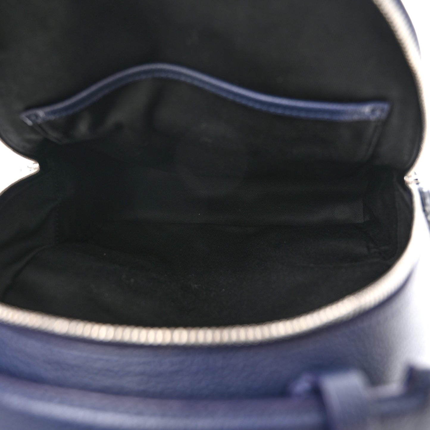 Calfskin Visetos Floral Leopard Klassik Small Stark Backpack Blue Black