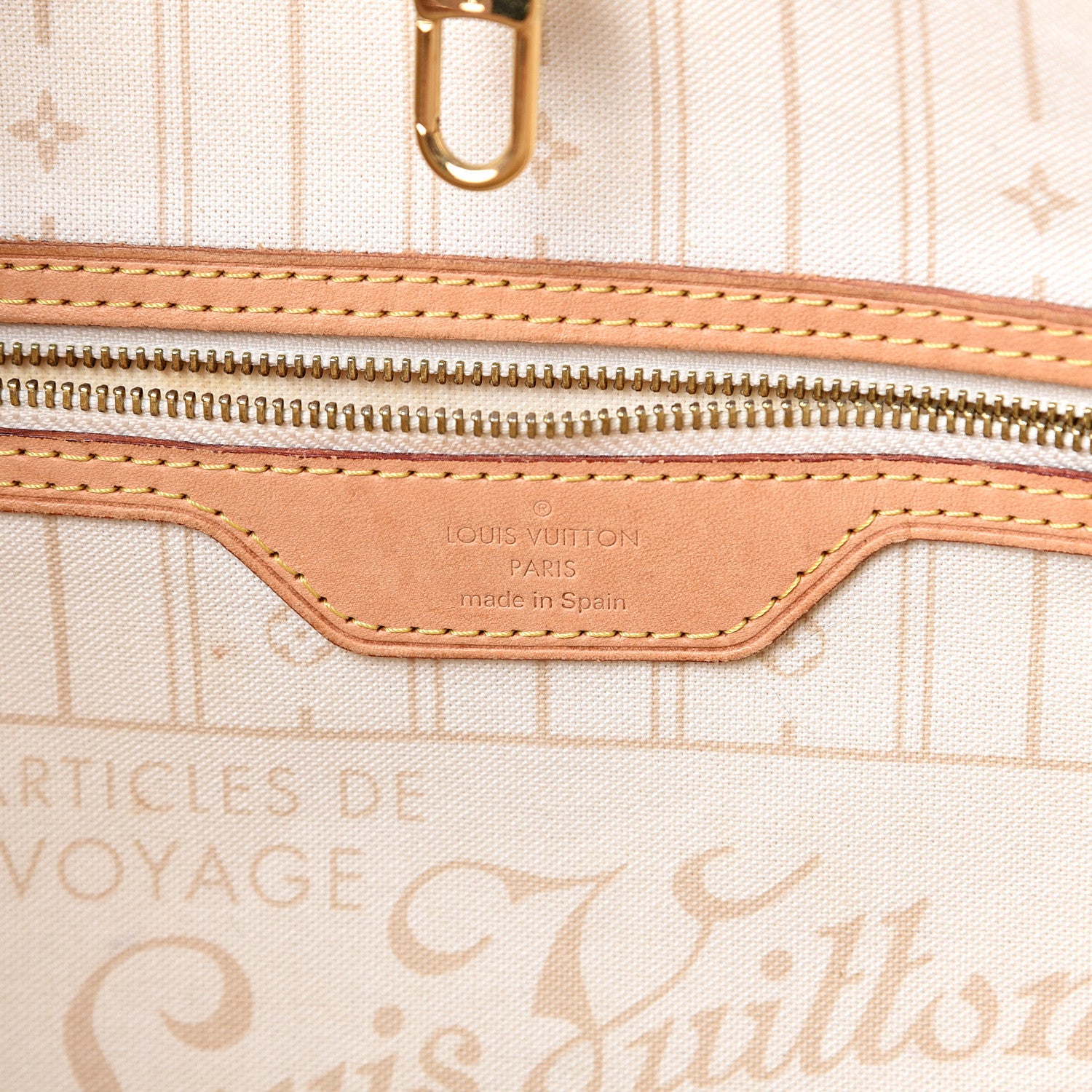 Louis Vuitton Damier Azur Neverfull MM 5 of 19