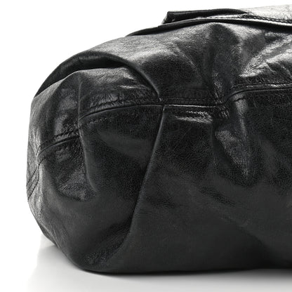 Miu Miu Vitello Lux Gathered Hobo Black 7 of 9
