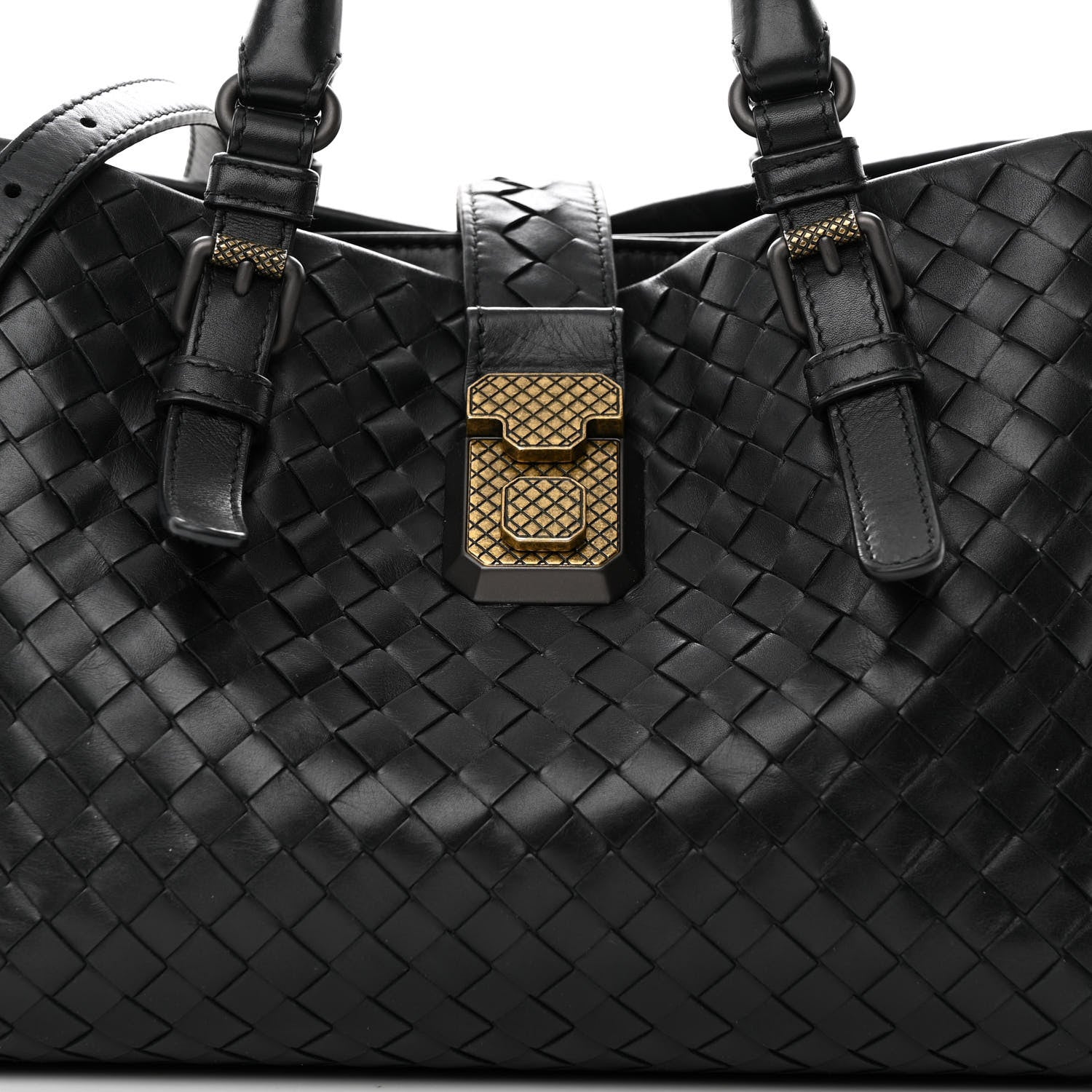 Bottega Veneta Nappa Intrecciato Small Roma Tote Black 8 of 13