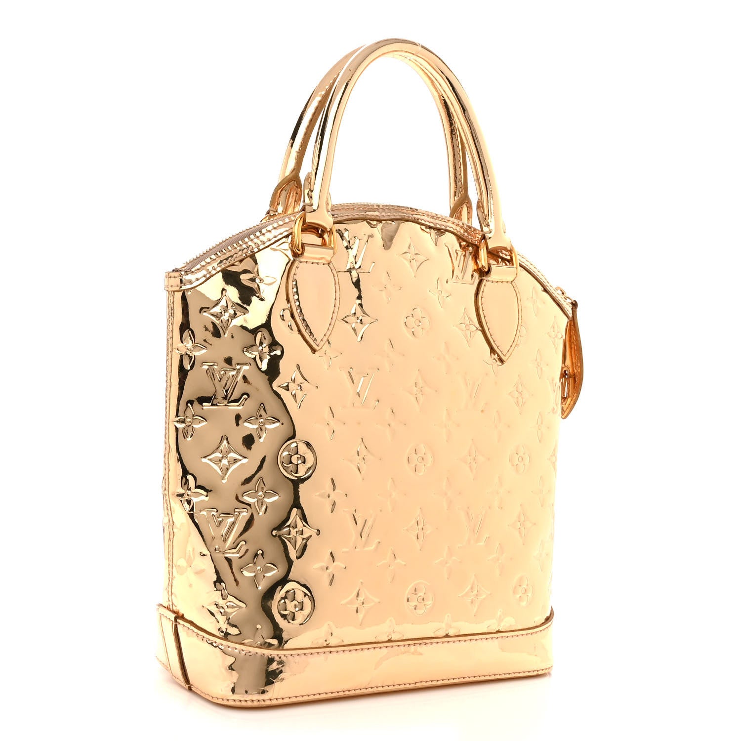 Louis Vuitton Monogram Miroir Lockit Gold 3 of 10
