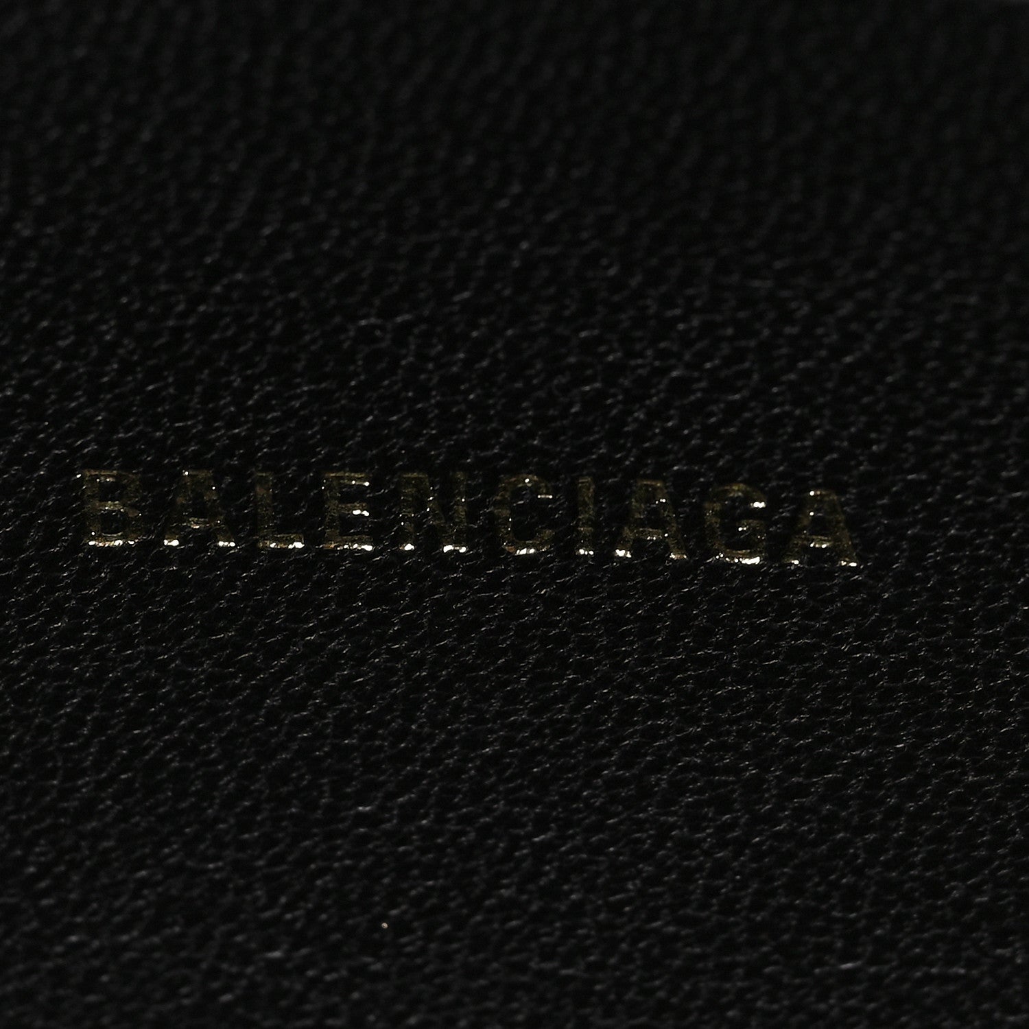 Balenciaga Signature Grained Calfskin Logo Ville Zip Pouch M Rose Bubblegum Black 6 of 7