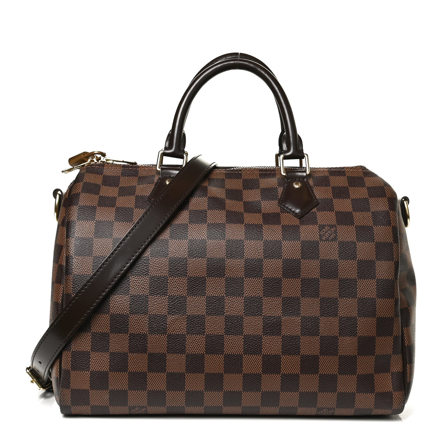 Louis Vuitton Damier Ebene Speedy Bandouliere 30 1 of 10