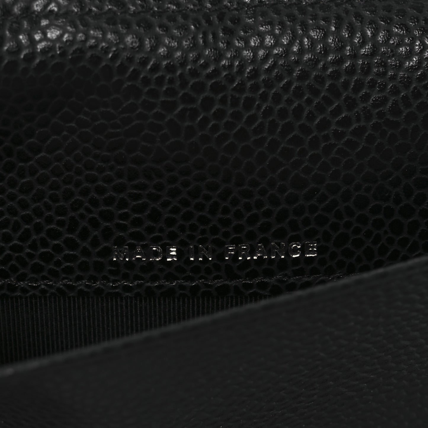 Caviar Quilted Large Agenda Cover Black