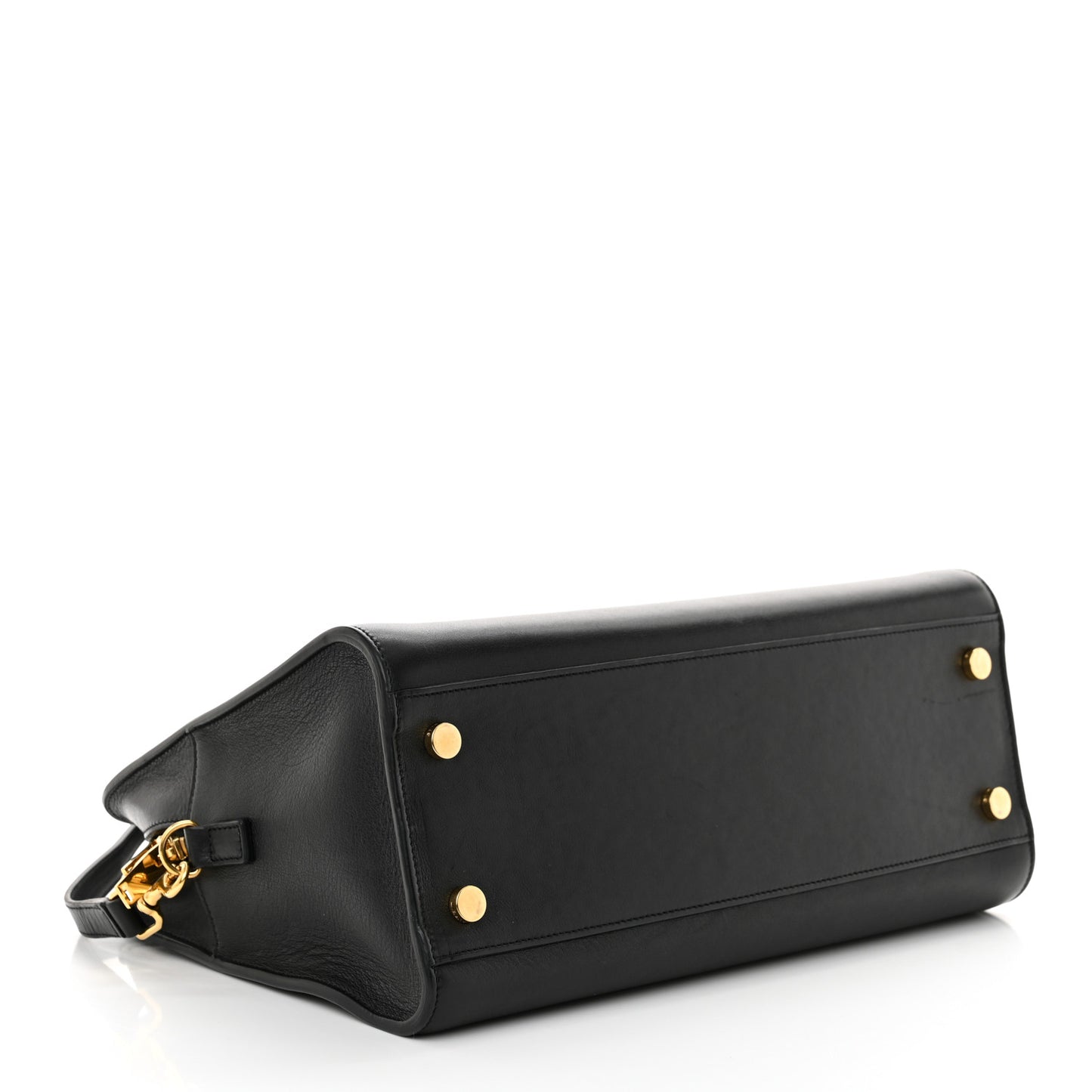 Smooth Calfskin Small Monogram Cabas Black