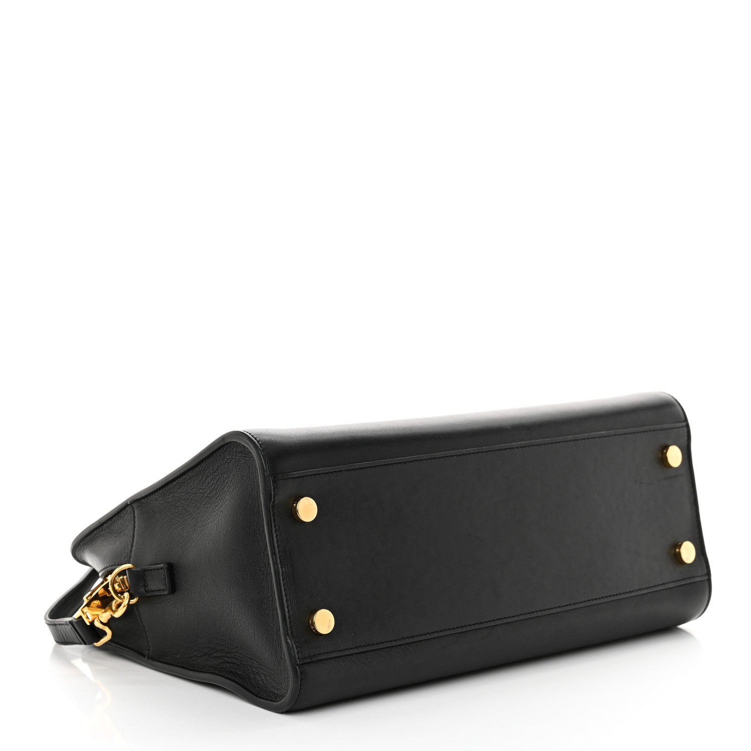 Saint Laurent Smooth Calfskin Small Monogram Cabas Black 4 of 13