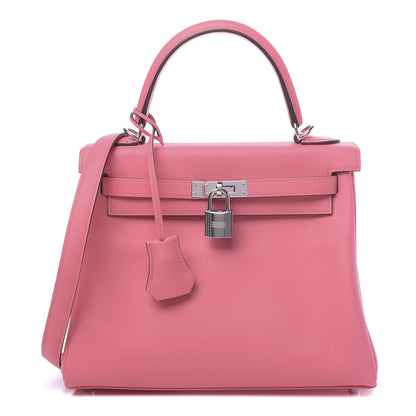 Hermes Swift Kelly Retourne 25 Rose Azalee 1 of 11
