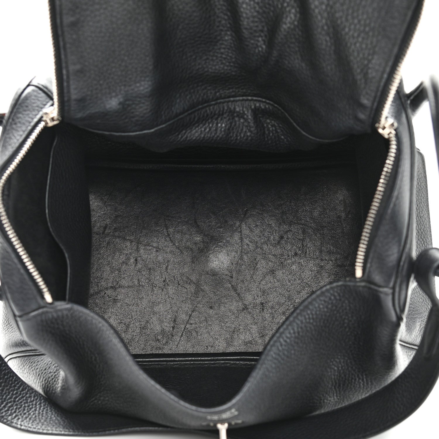 Hermes Taurillon Clemence Lindy 34 Black 5 of 12