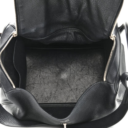 Hermes Taurillon Clemence Lindy 34 Black 5 of 12