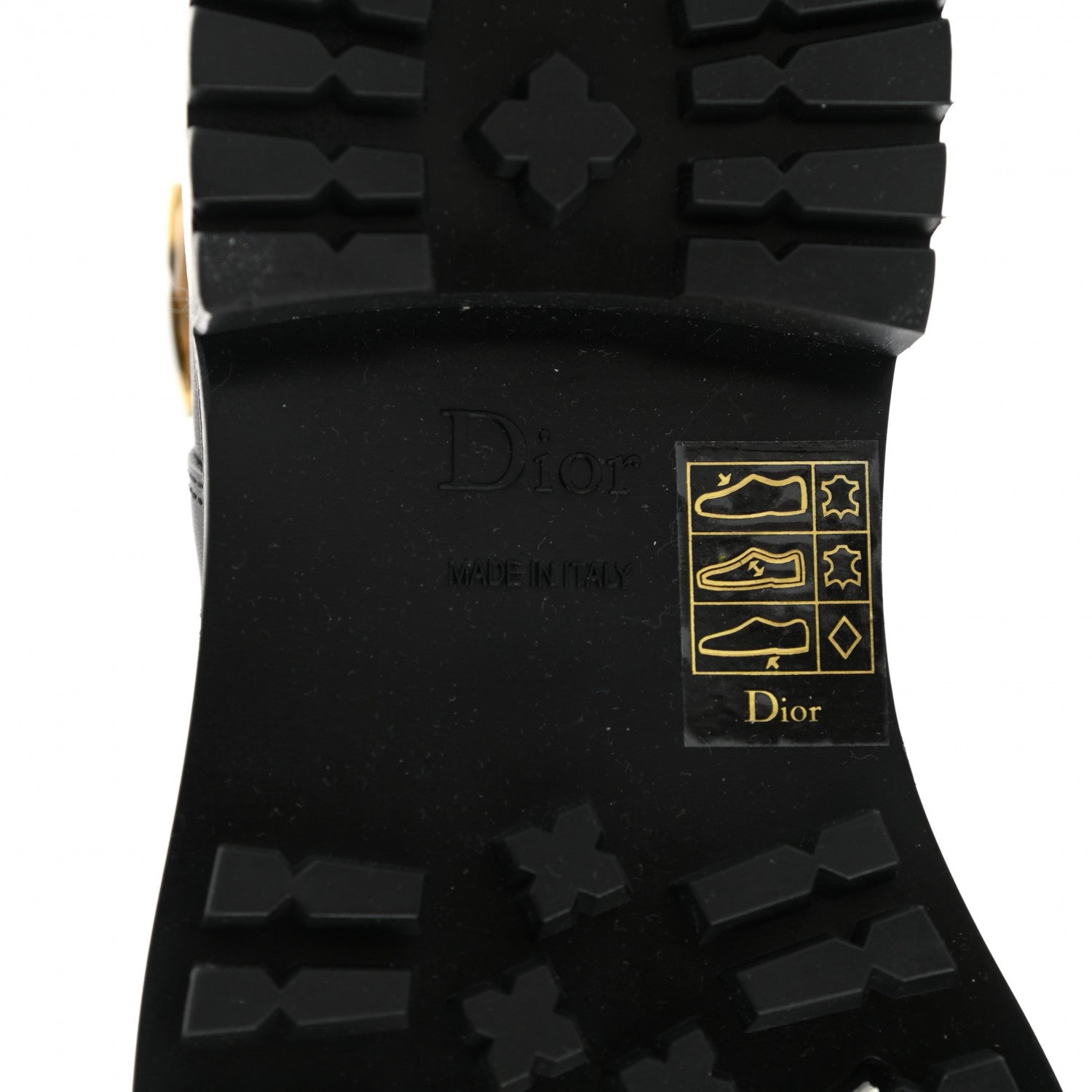 Christian Dior Calfskin Empreinte Ankle Boot 36 Black 6 of 10