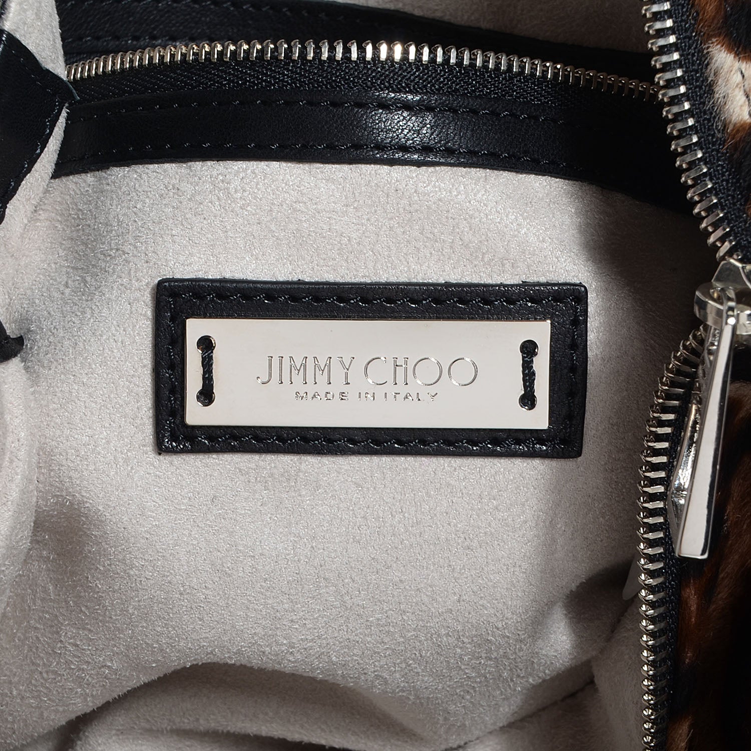 Jimmy Choo Pony Hair Leopard Large Boho Hobo 6 of 9