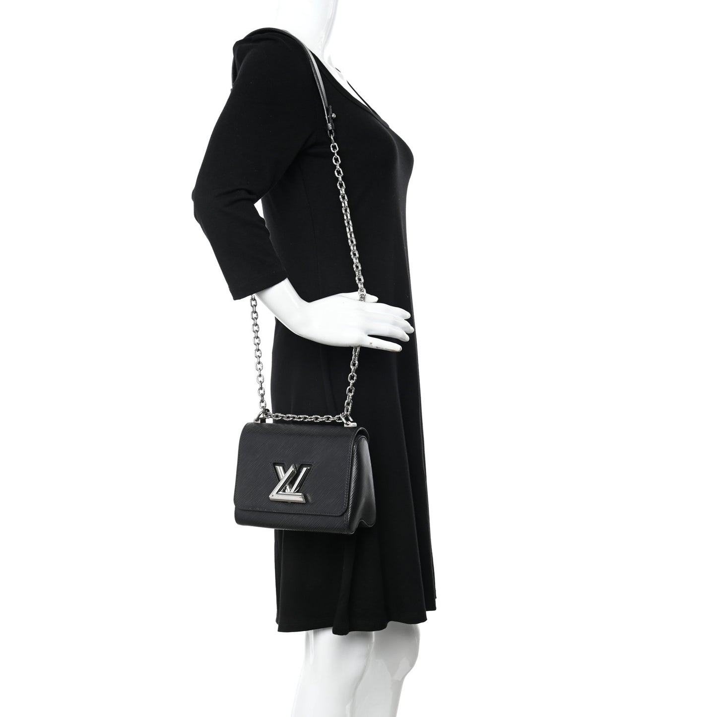 Epi Twist Shoulder Bag PM Black