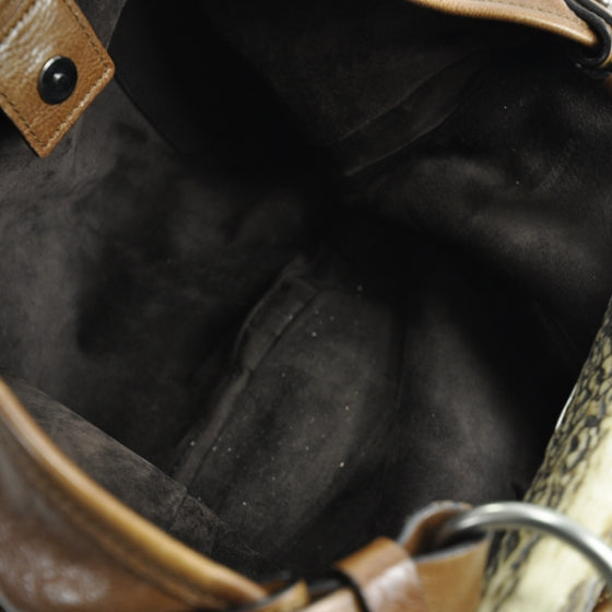 Leather Large Mombasa Horn Bag