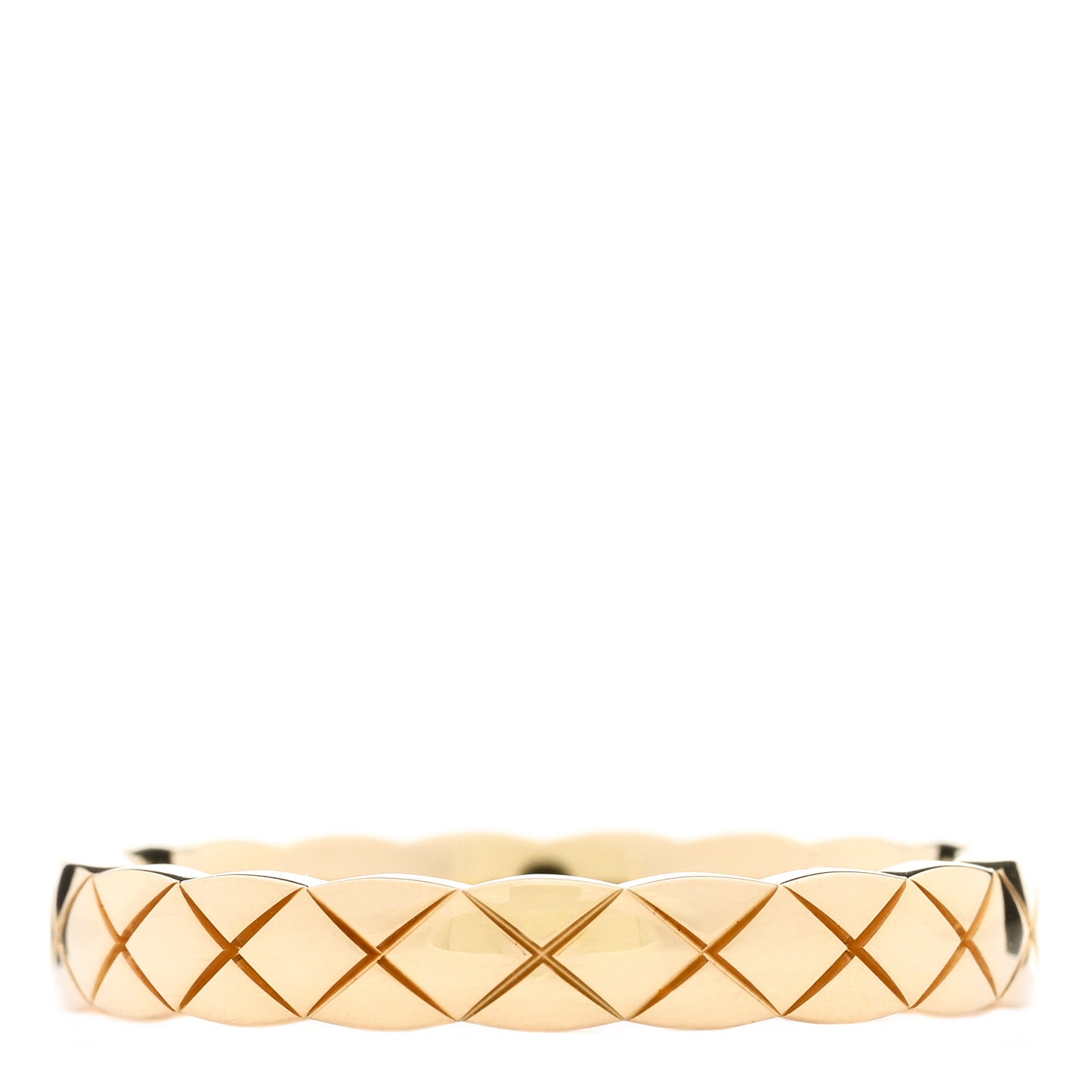 18K Yellow Gold Mini Coco Crush Ring 55 7.25