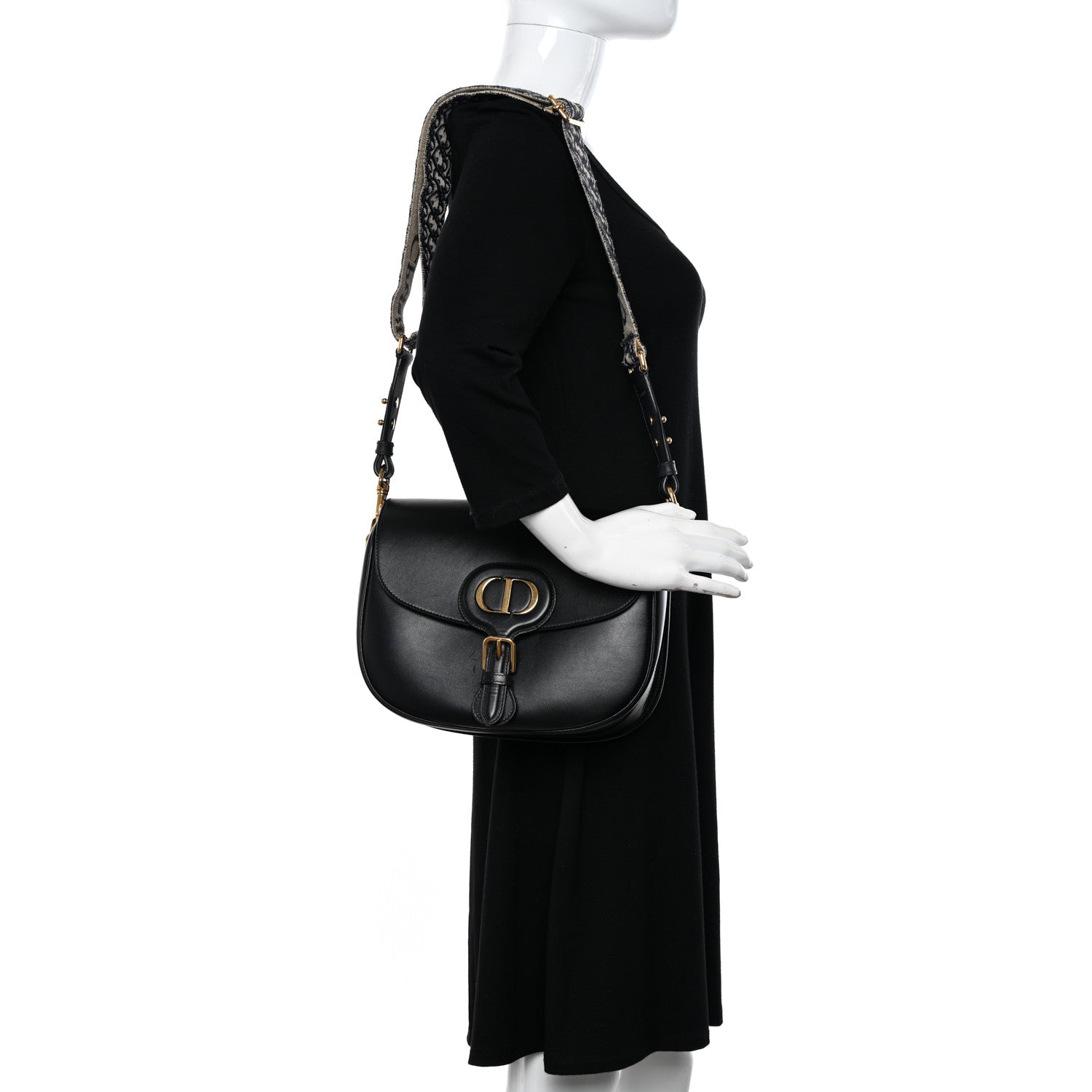 Christian Dior Box Calfskin Large Bobby Flap Black 2 of 10