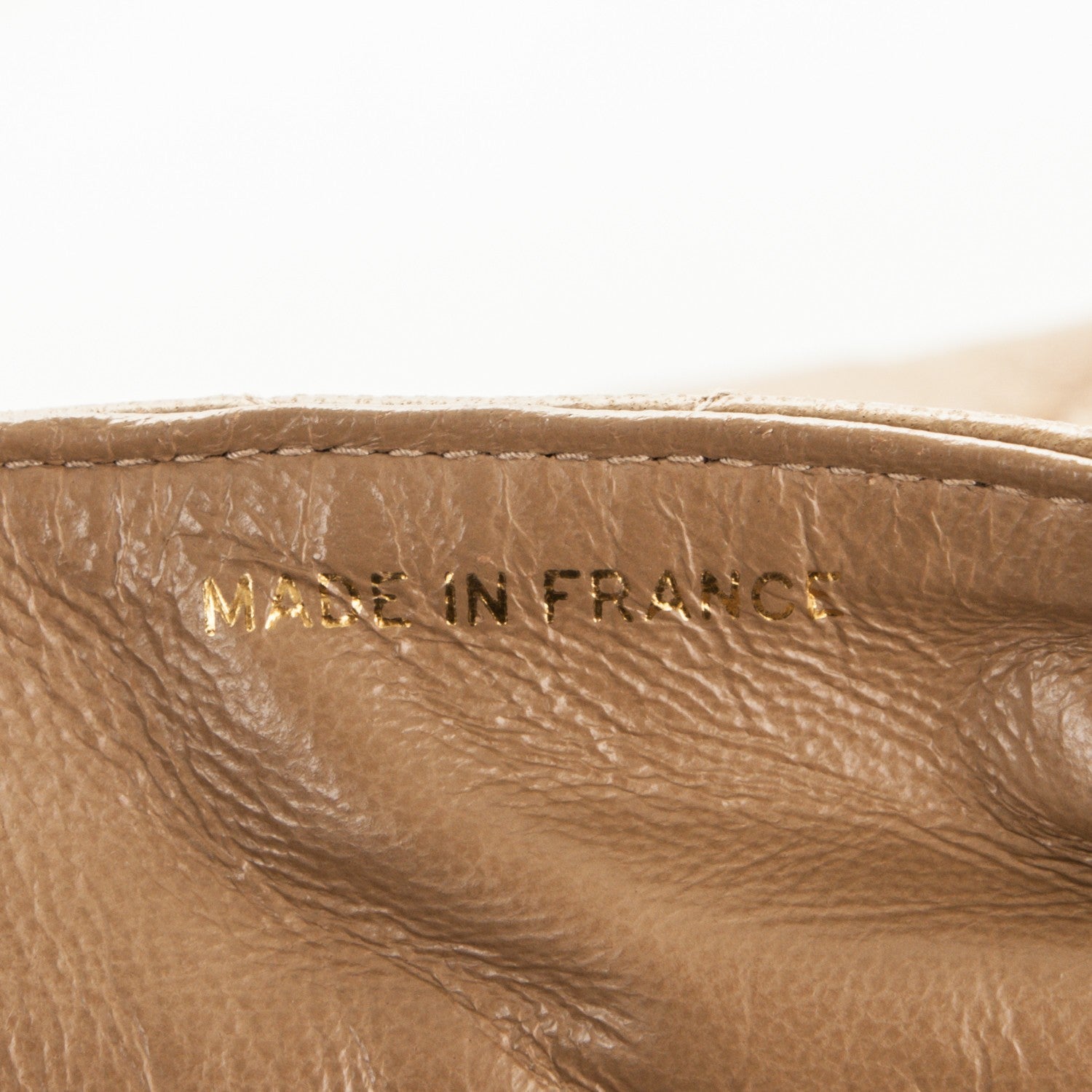 Chanel Lambskin Quilted Jumbo Single Flap Beige 7 of 10