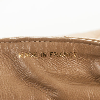 Chanel Lambskin Quilted Jumbo Single Flap Beige 7 of 10
