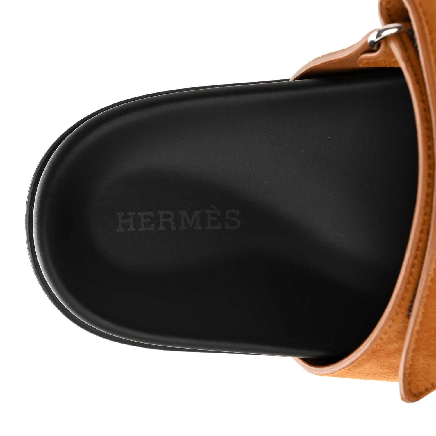 Hermes Suede Goatskin Womens Chypre Sandals 36 Naturel 7 of 9