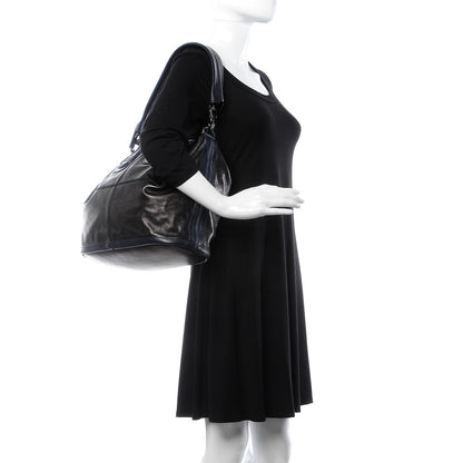 Givenchy Calfskin Medium Nightingale Navy Black 3 of 9