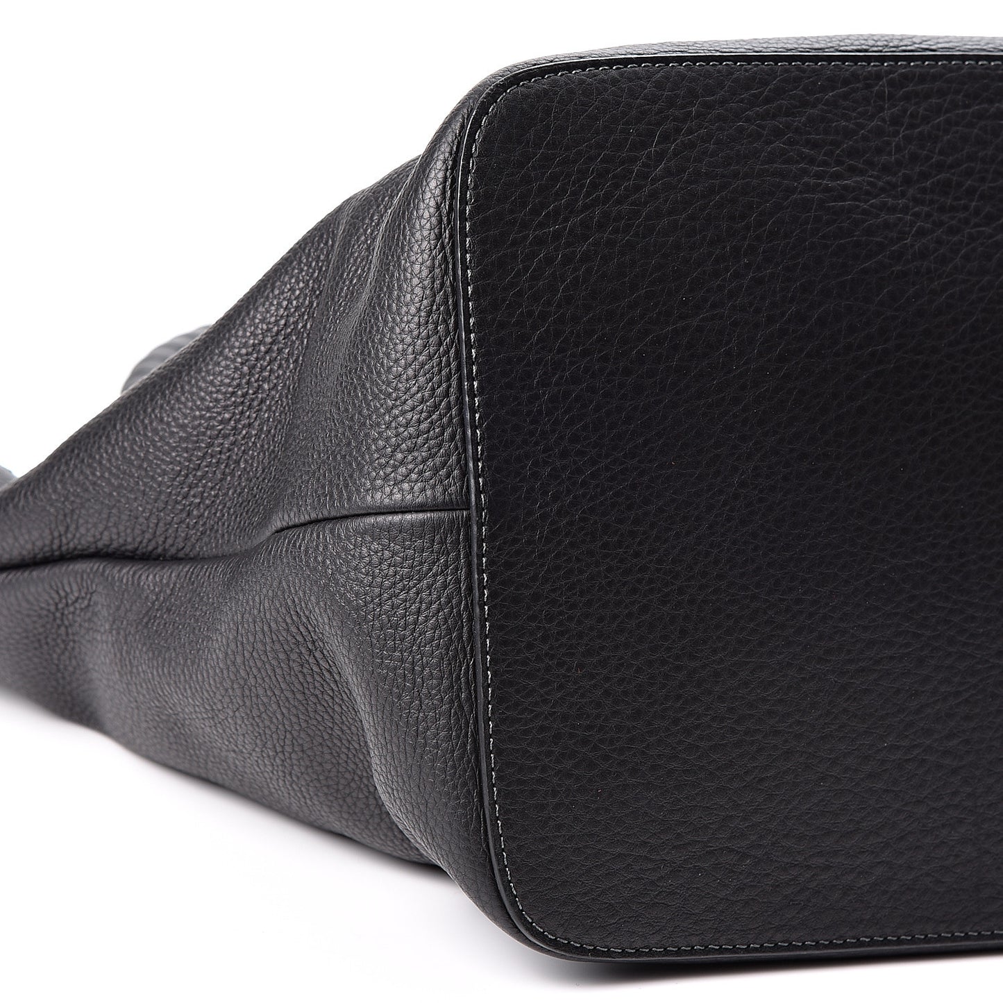 Calfskin Large New Marcie Tote Black