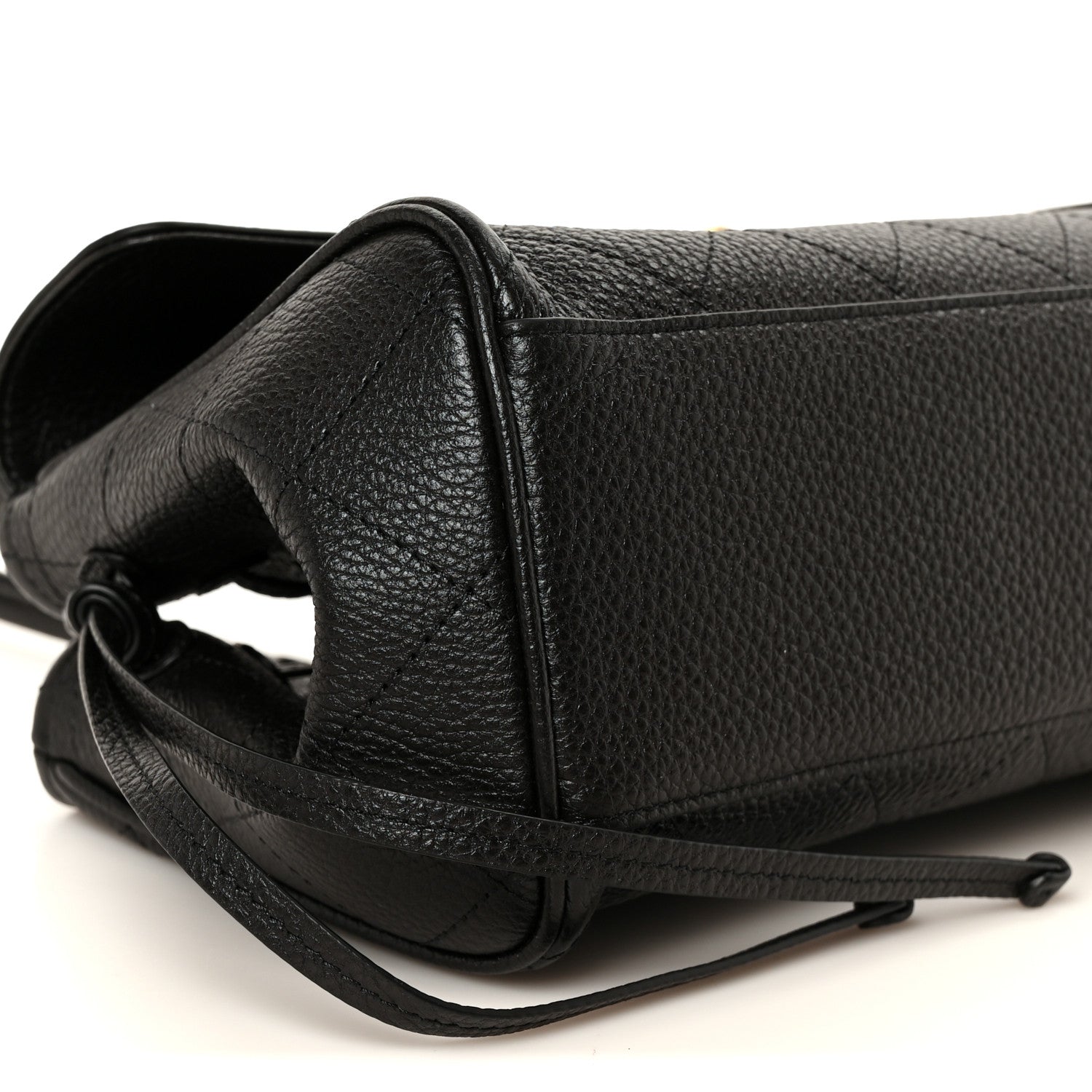 Chanel Grained Calfskin Stitched Urban Essentials Small Shopping Bag Black 9 of 11