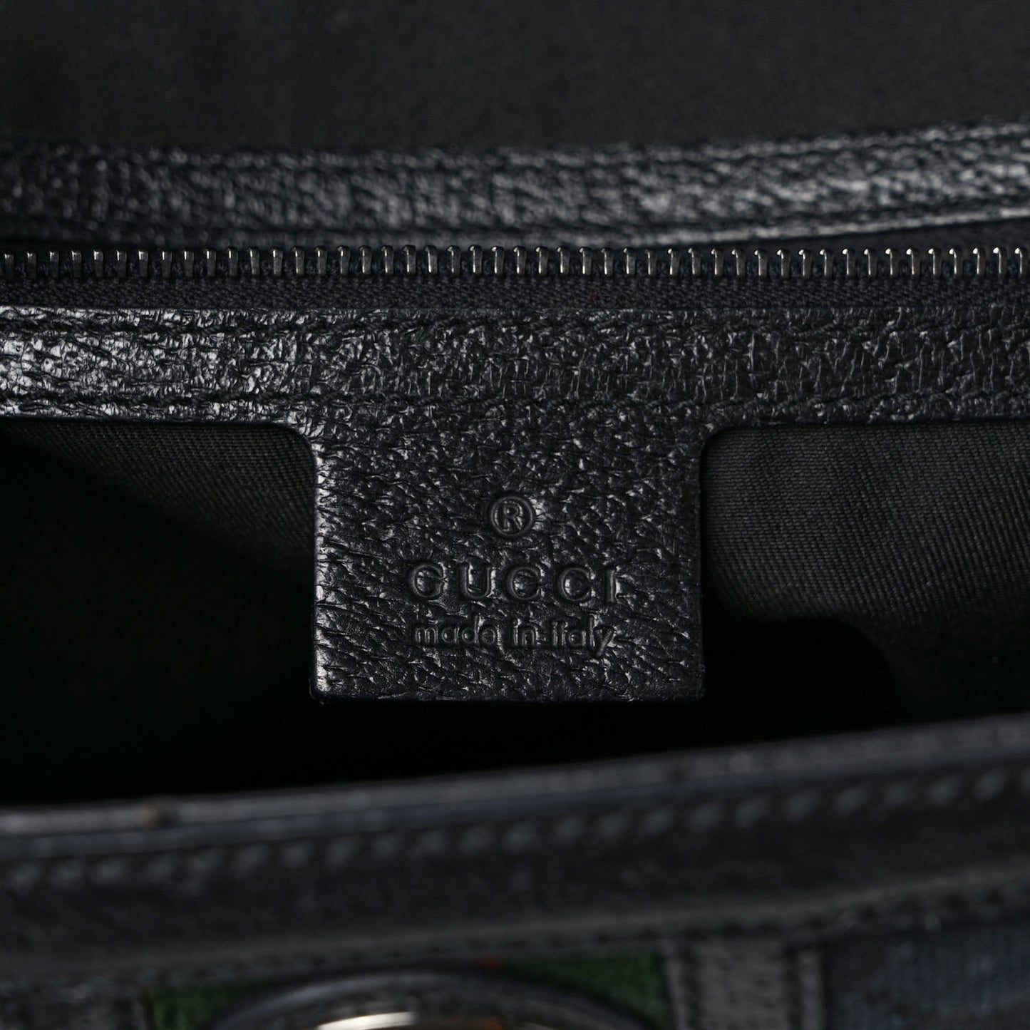 Monogram Web Treasure Boston Tote Black
