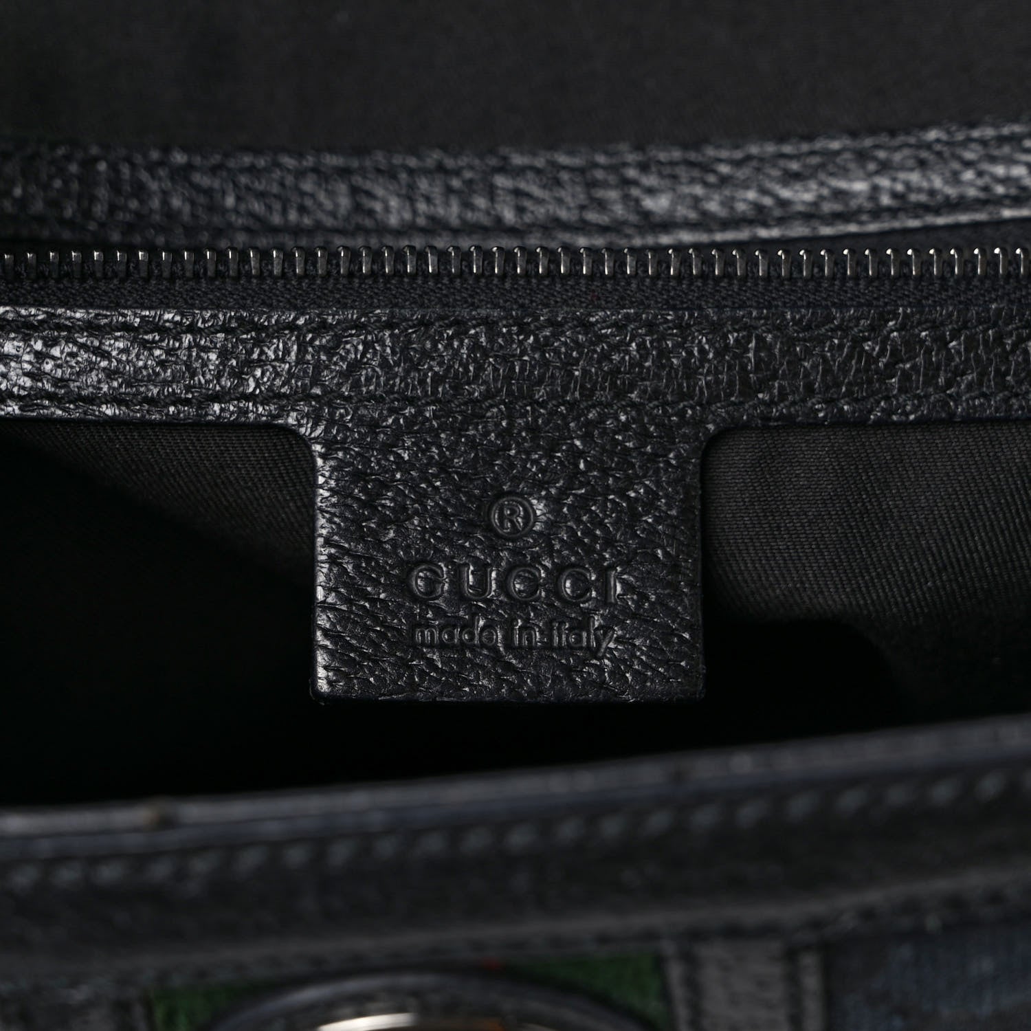 Gucci Monogram Web Treasure Boston Tote Black 6 of 11