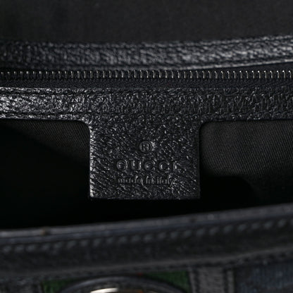 Gucci Monogram Web Treasure Boston Tote Black 6 of 11