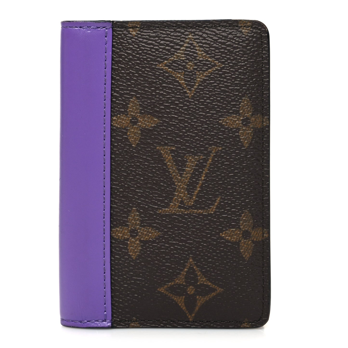 Monogram Pocket Organizer NM Purple