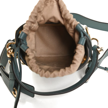 Chloe Smooth Calfskin Little Horses Embroidered Mini Roy Bucket Bag Cloudy Blue 5 of 13