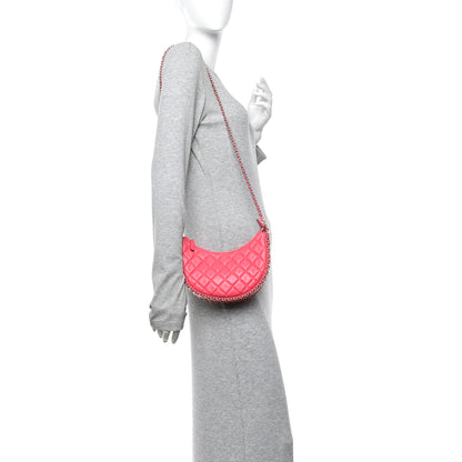 Chanel Lambskin Quilted Small Hobo Bag Pink 2 of 12