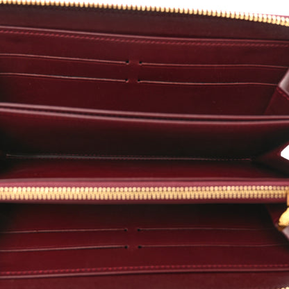 Louis Vuitton Vernis Zippy Wallet Rouge Fauviste 5 of 7