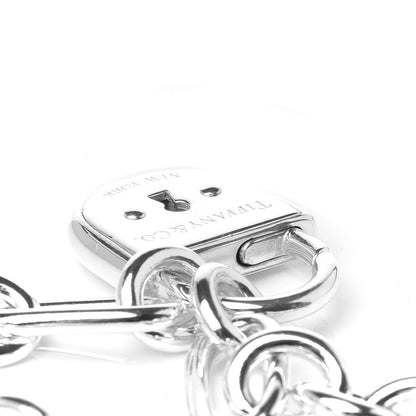 Tiffany Sterling Silver Lock Charm Bracelet 5 of 6