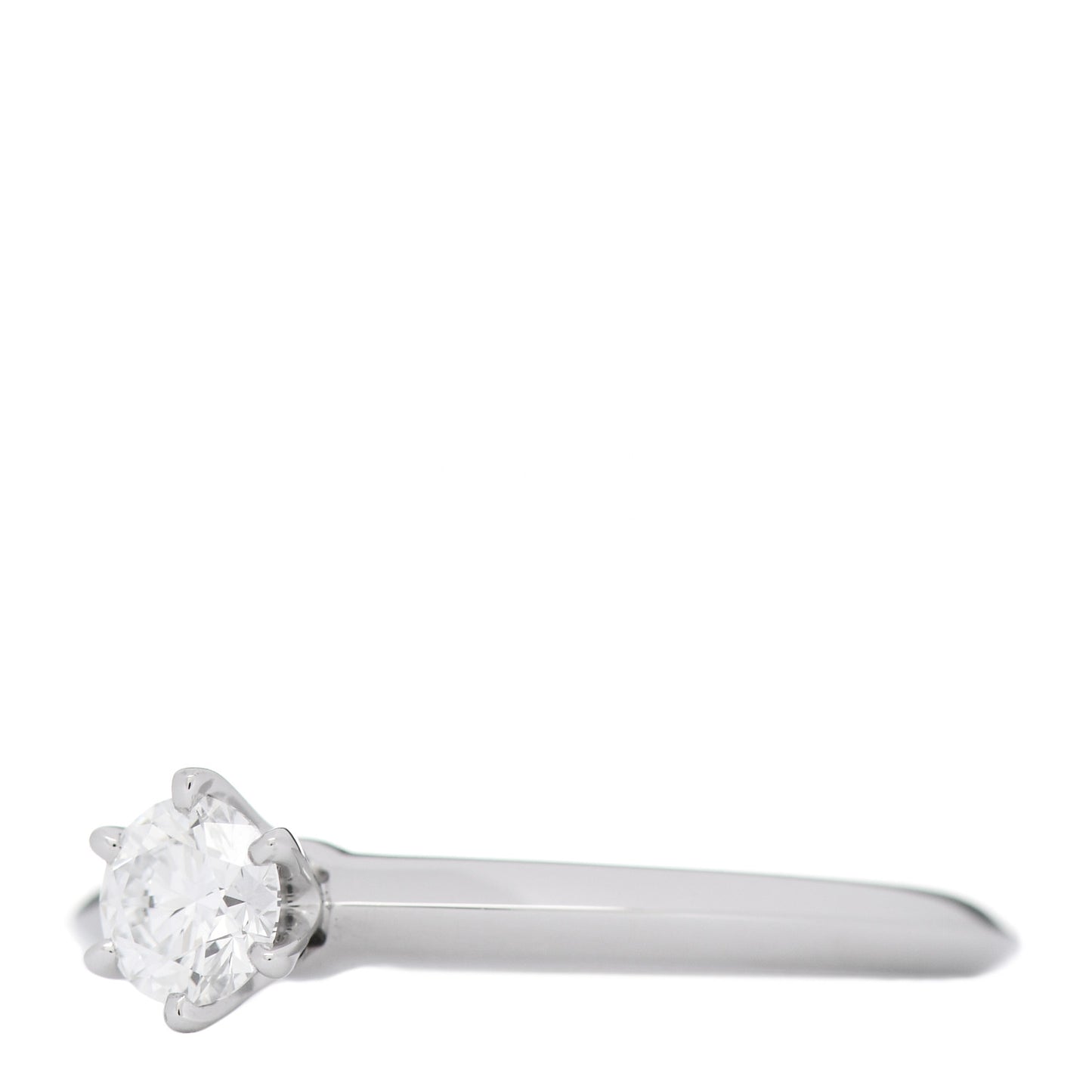 Platinum Diamond .30ct Solitaire Engagement Ring 52 6