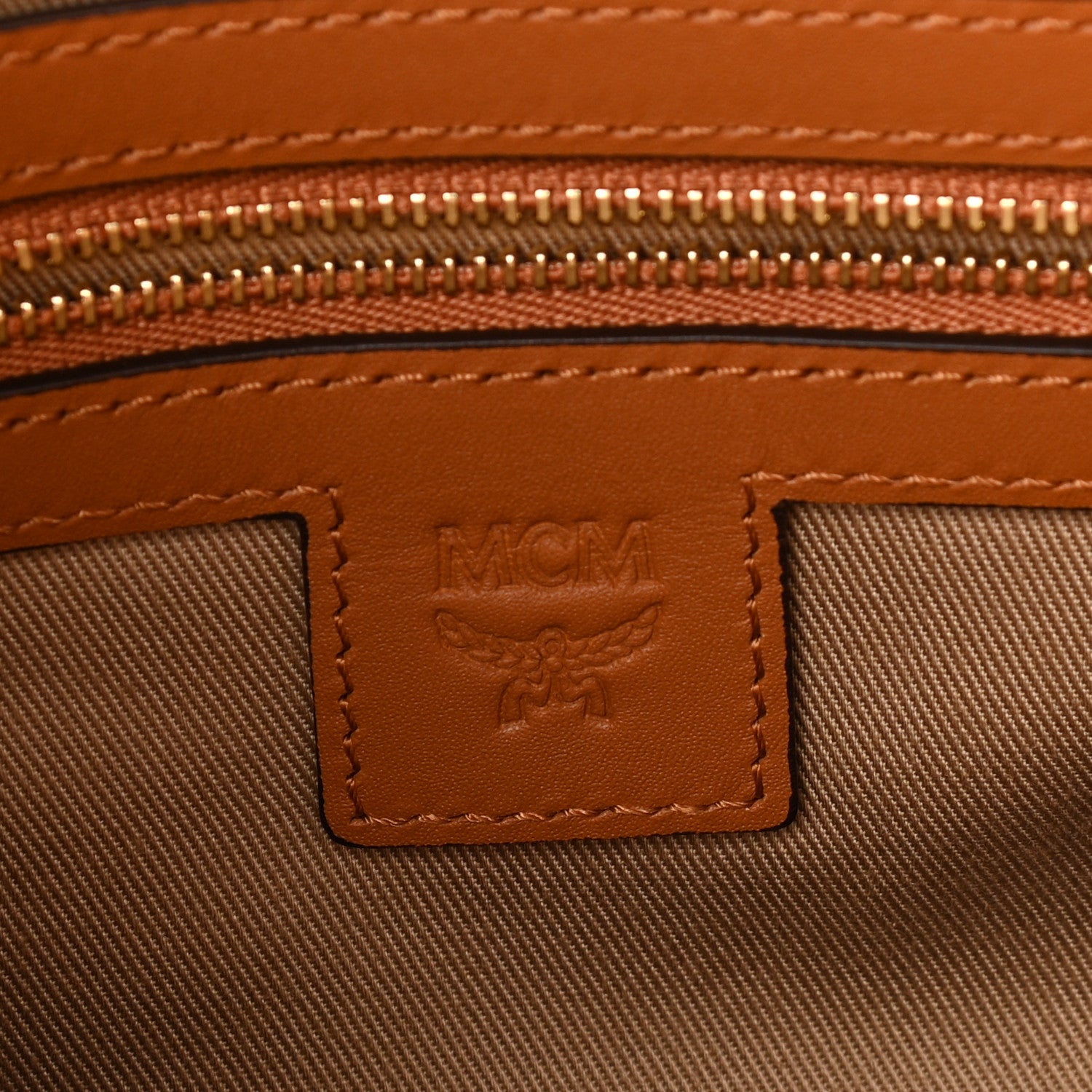 MCM Visetos Klassik Tote Cognac 6 of 11