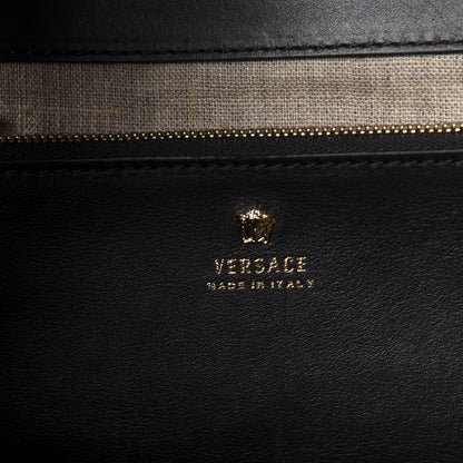 Versace Calfskin Large Palazzo Empire Bag Black 7 of 13
