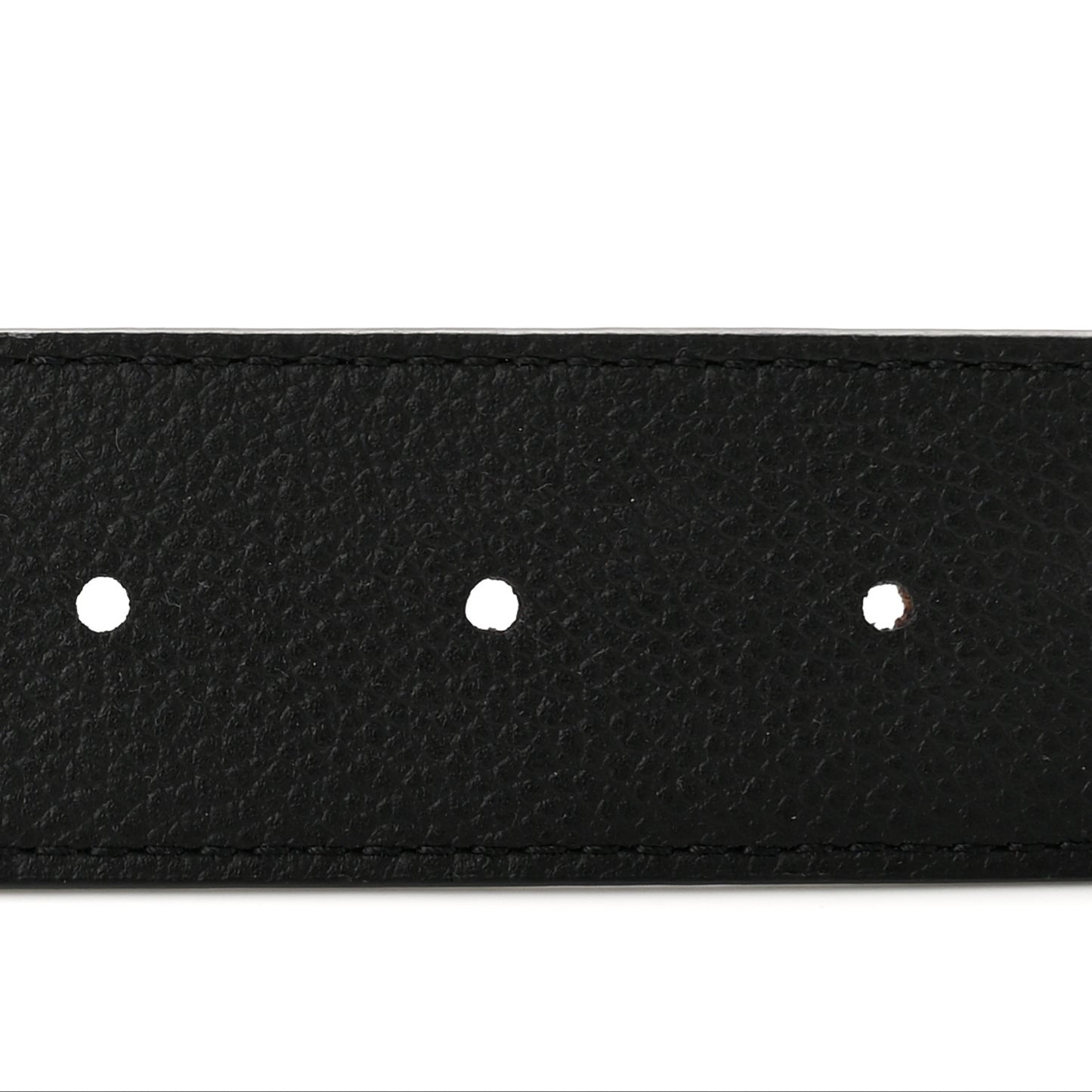 Monogram Calfskin 35mm LV Circle Reversible Belt 110 44 Black