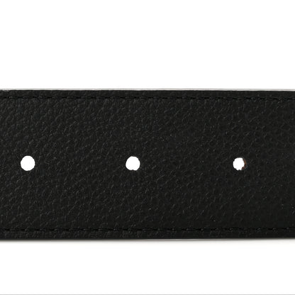 Louis Vuitton Monogram Calfskin 35mm LV Circle Reversible Belt 110 44 Black 6 of 8