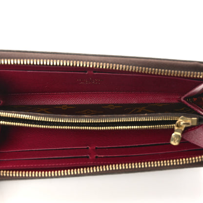Louis Vuitton Monogram Clemence Wallet Fuchsia 5 of 8